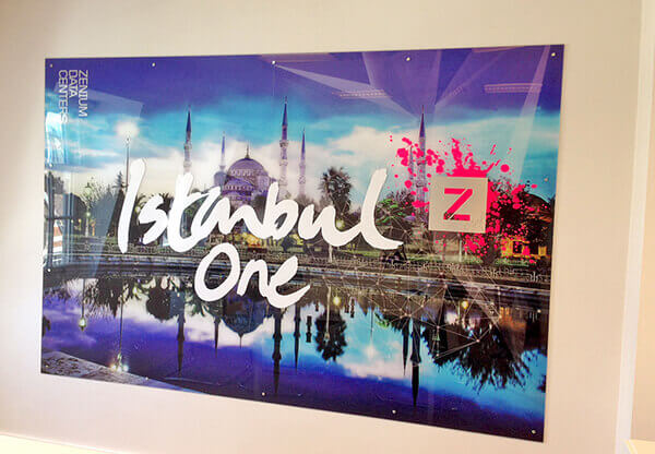 Istanbul one wall graphic