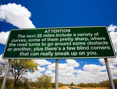 Attention signage