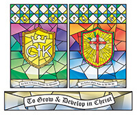 stained glass graphic design