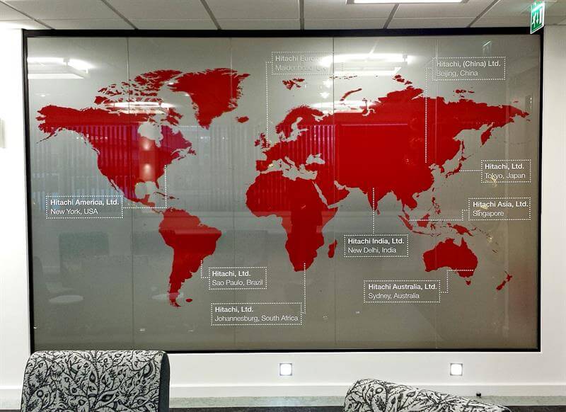 Hitachi locations map