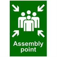 assembly point signage