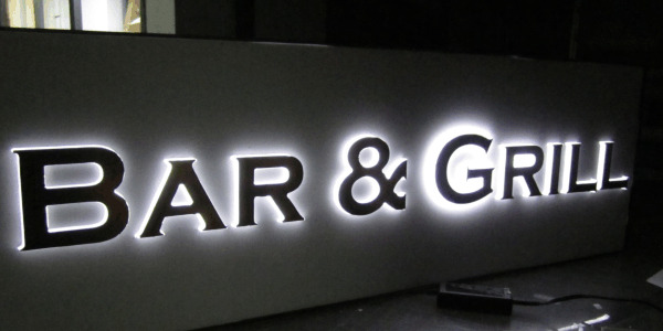 Bar & Grill LED signage