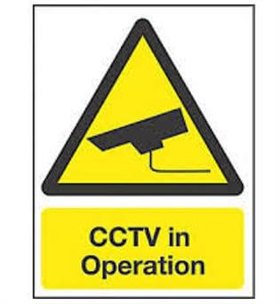 CCTV in operation signage