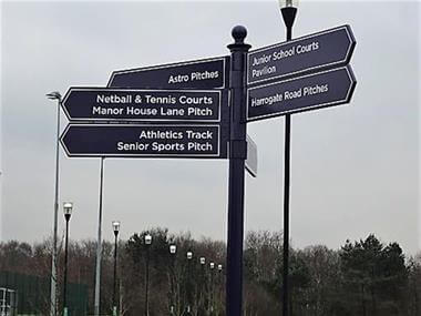 directional post signs