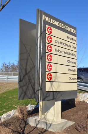 Mall wayfinding signs