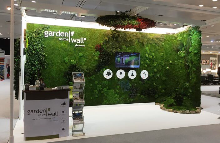 Garden on the wall digital signage