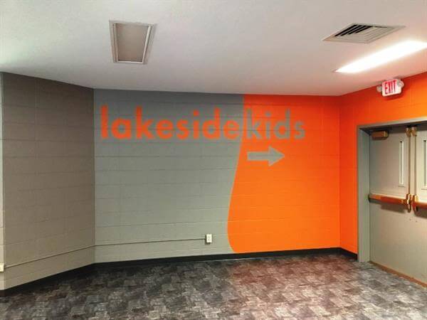 lakeside kids wall graphic