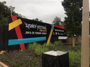 sydney festival signage
