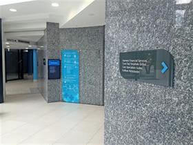 office wayfinding and directional signs