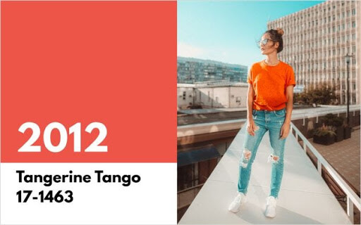 pantone tangerine tango