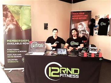 pop up event 2RND fitness table graphics