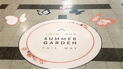 seasonal events floor graphics