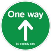 One way sticker