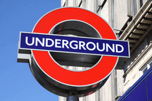 London underground sign