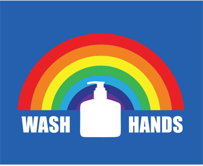 wash hands decal
