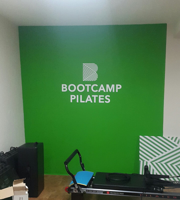 Bootcamp Pilates wall