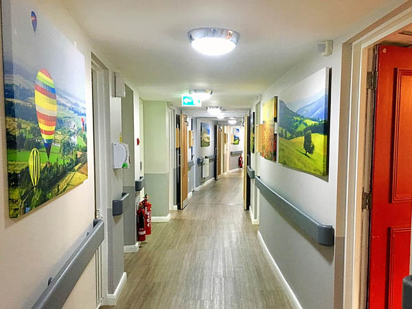 The Lillian Faithfull hallway