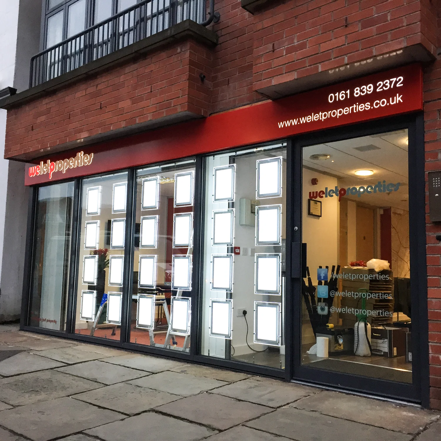 external storefront signage