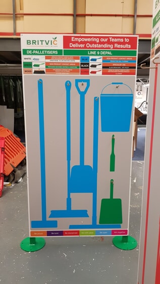 Britvic Rugby Free-Standing Shadow Board