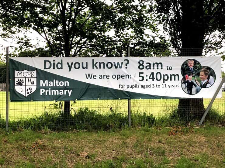 Business Hours, Banner, Information Sign