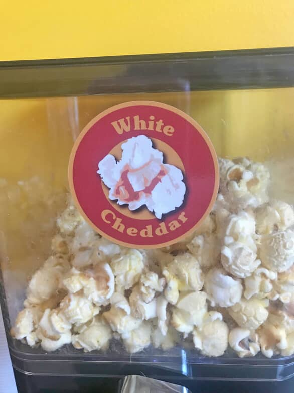 custom label for gourmet popcorn product