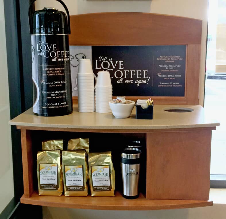 custom stickers on coffee bags