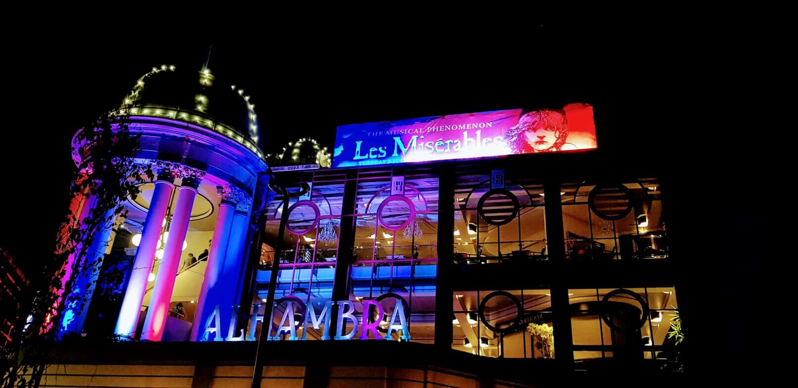 illuminated Le Miserable Display