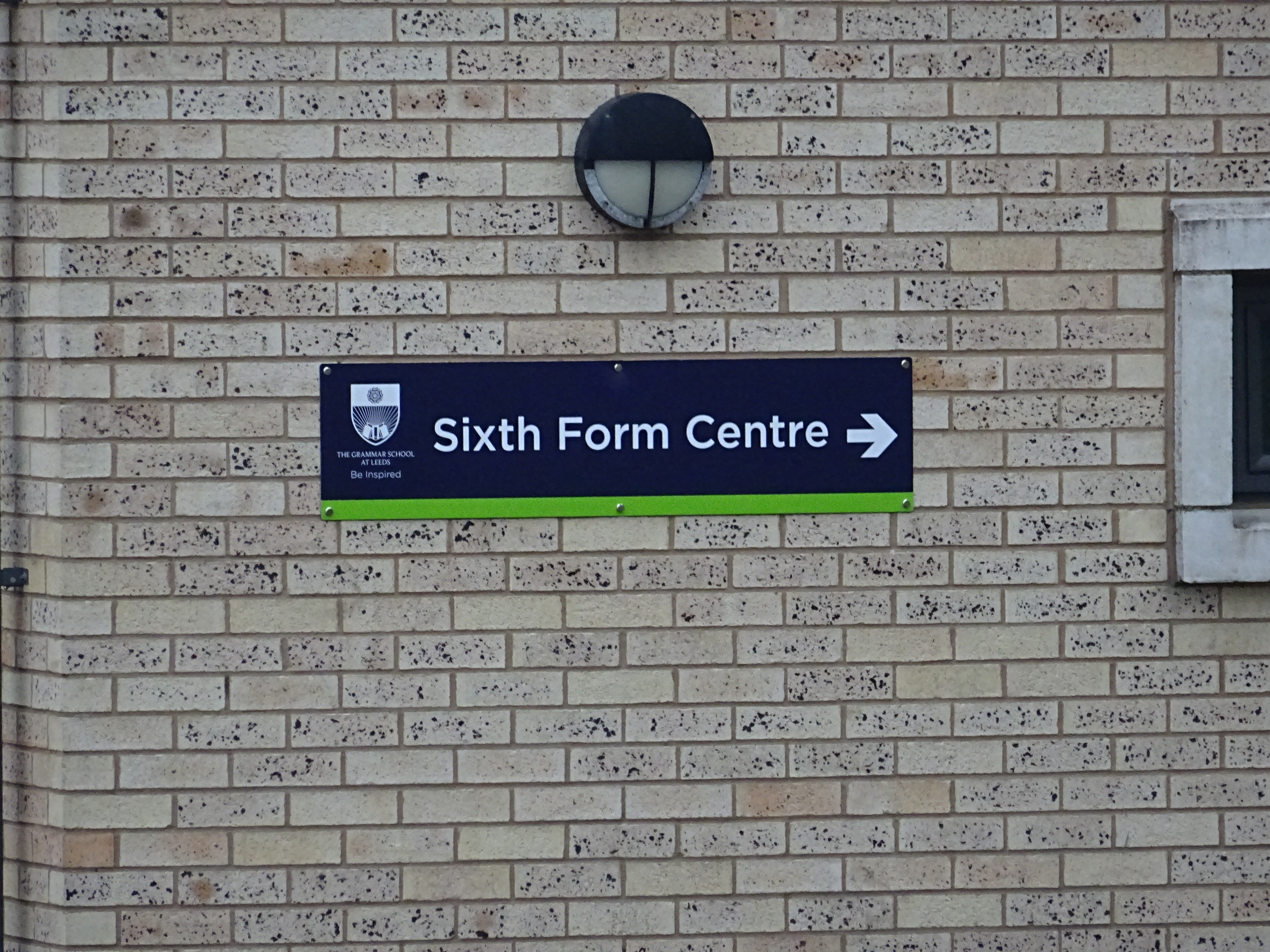 Building Directional Sign