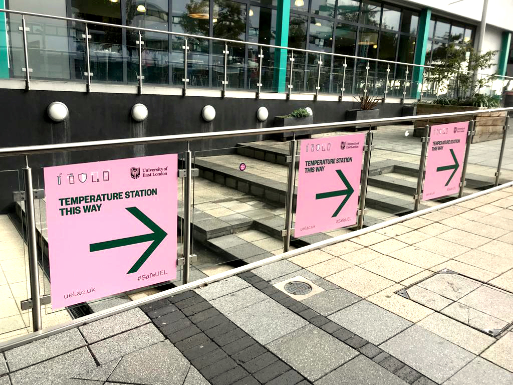 Temperature Station Signage