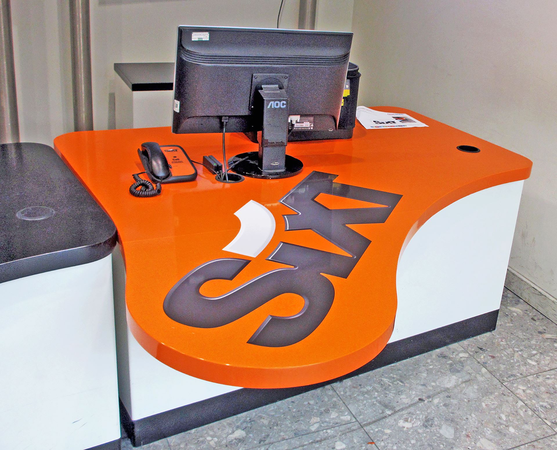 Retail Counter Wrap