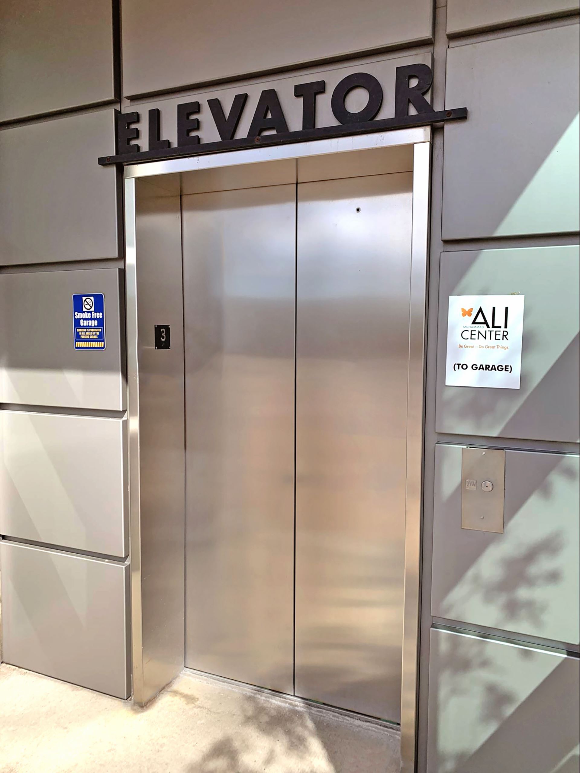 Elevator Wall Graphic