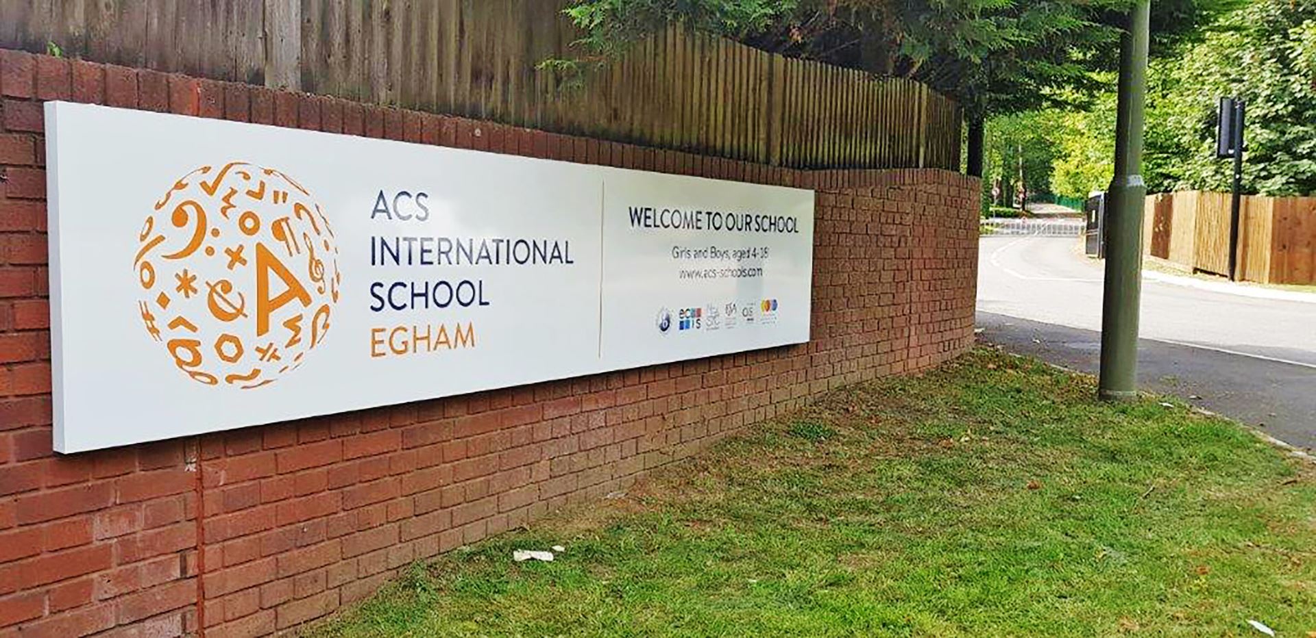 International School Wall Graphic