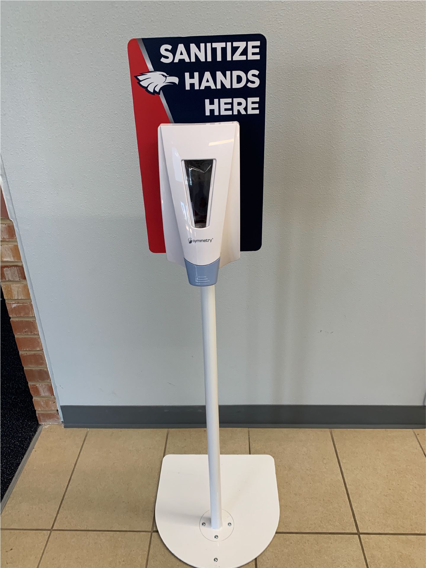 Stand Alone Hand Sanitizing Station