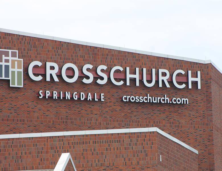 Church Exterior Lettering