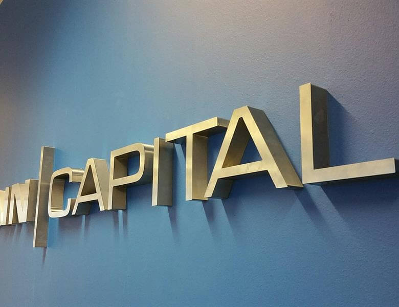 Gain Capital Office Sign