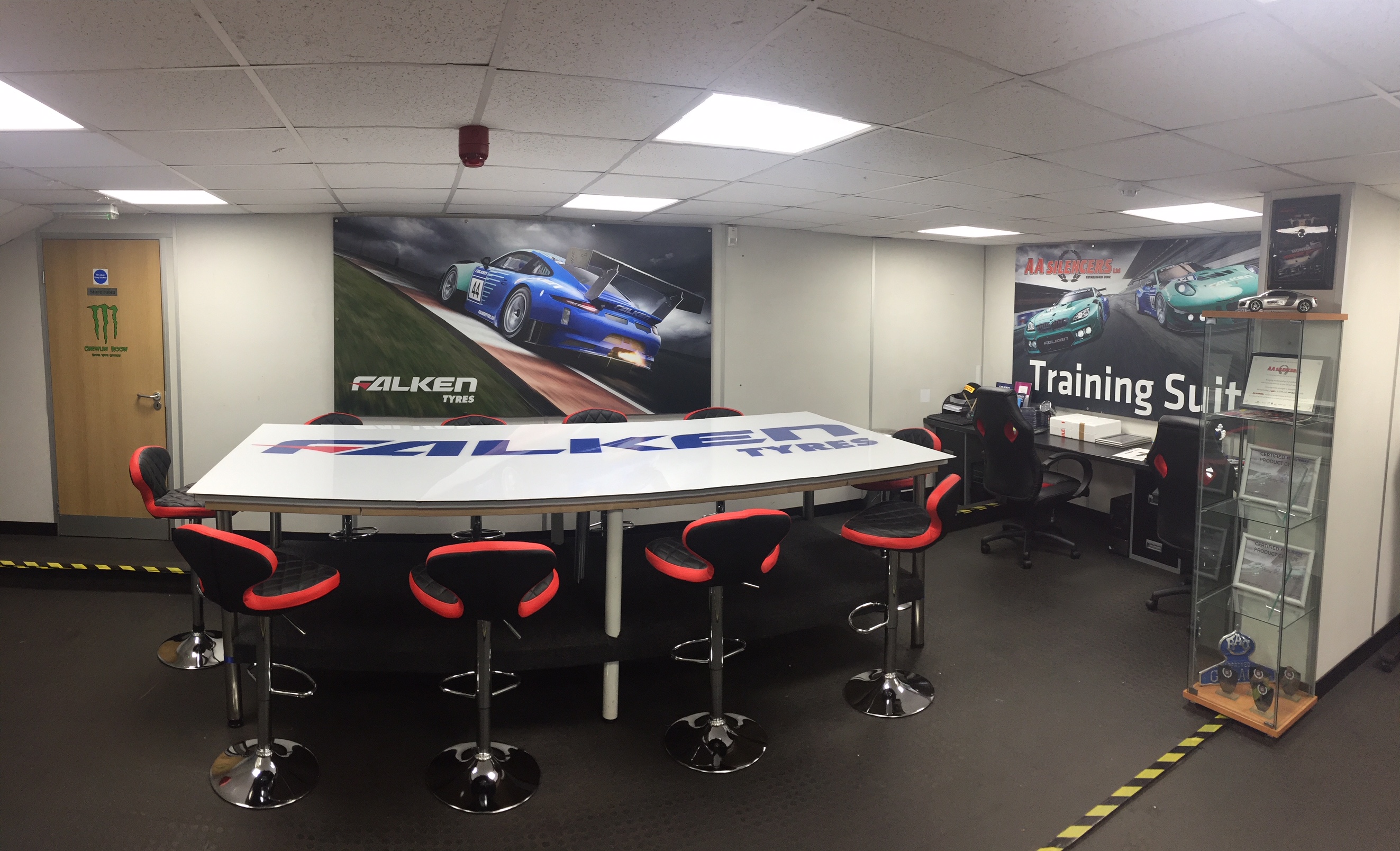 Vinyl Graphics on Table Top