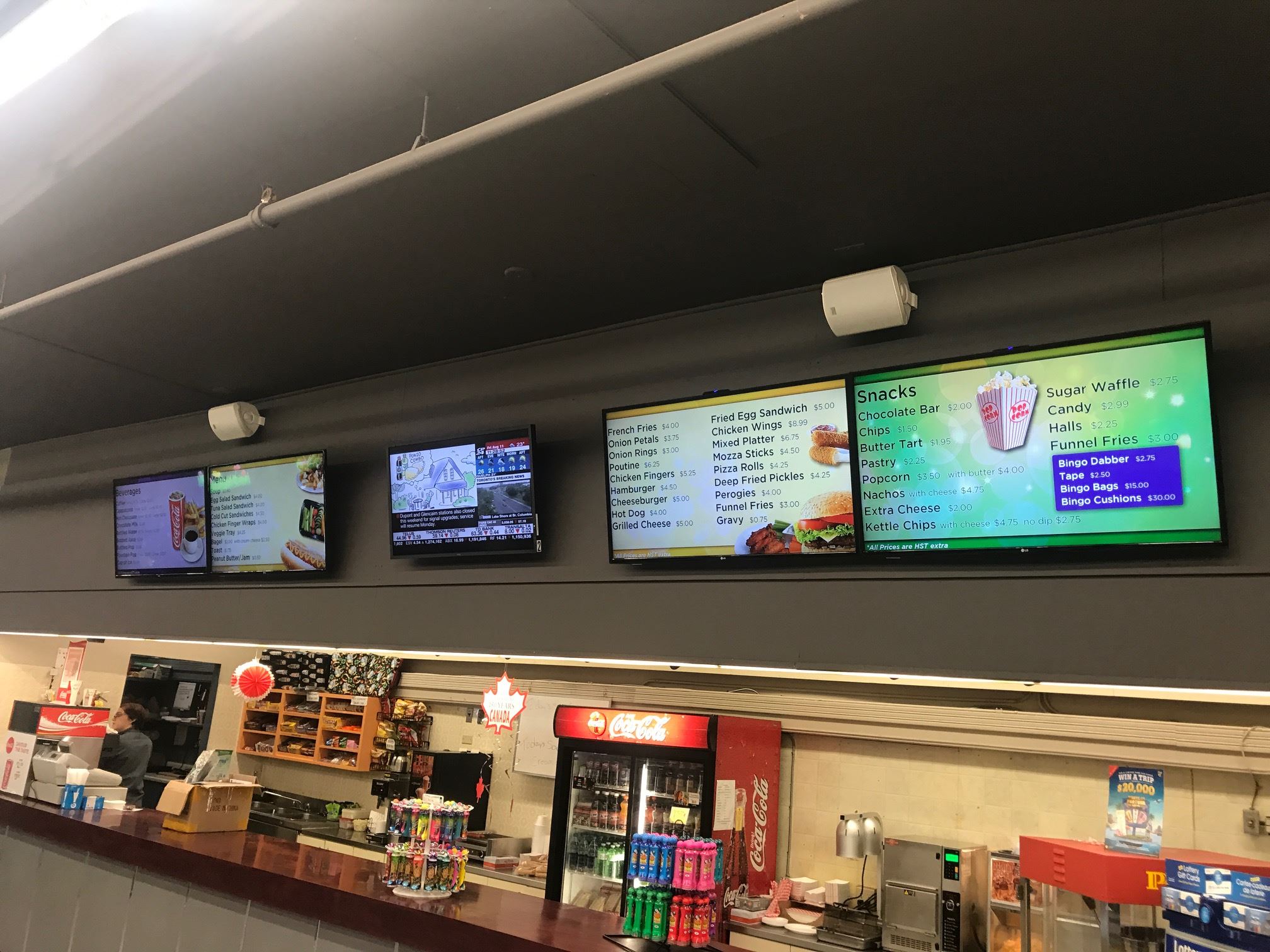 Concession Digital Display Board