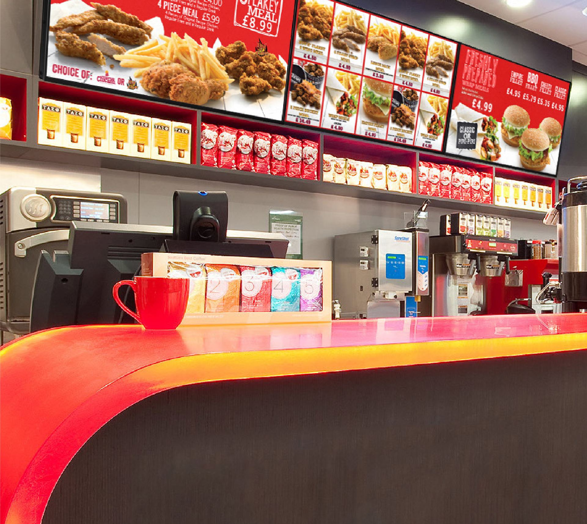 BBQ Digital Menu Board