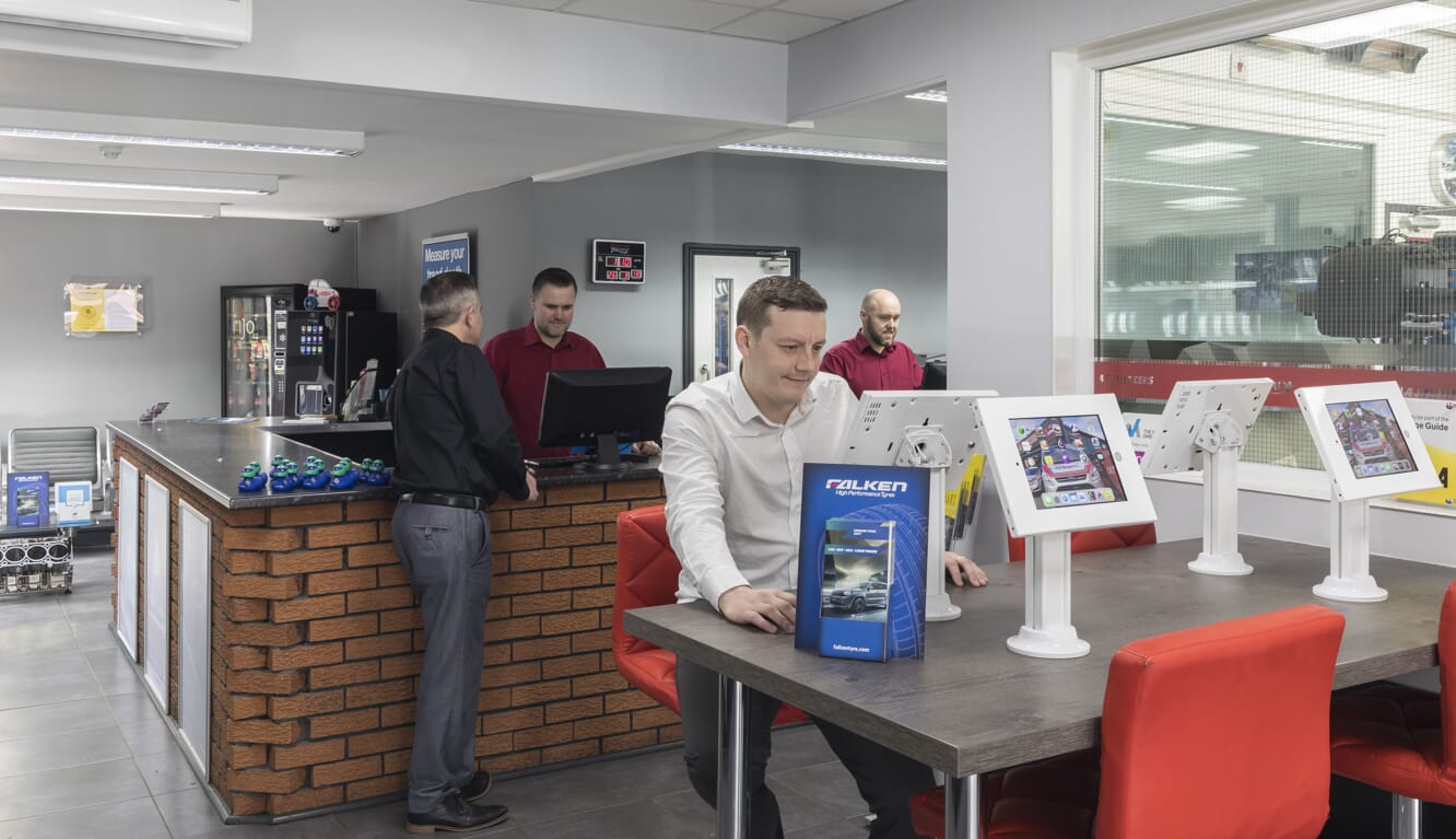 Car garage interactive signage