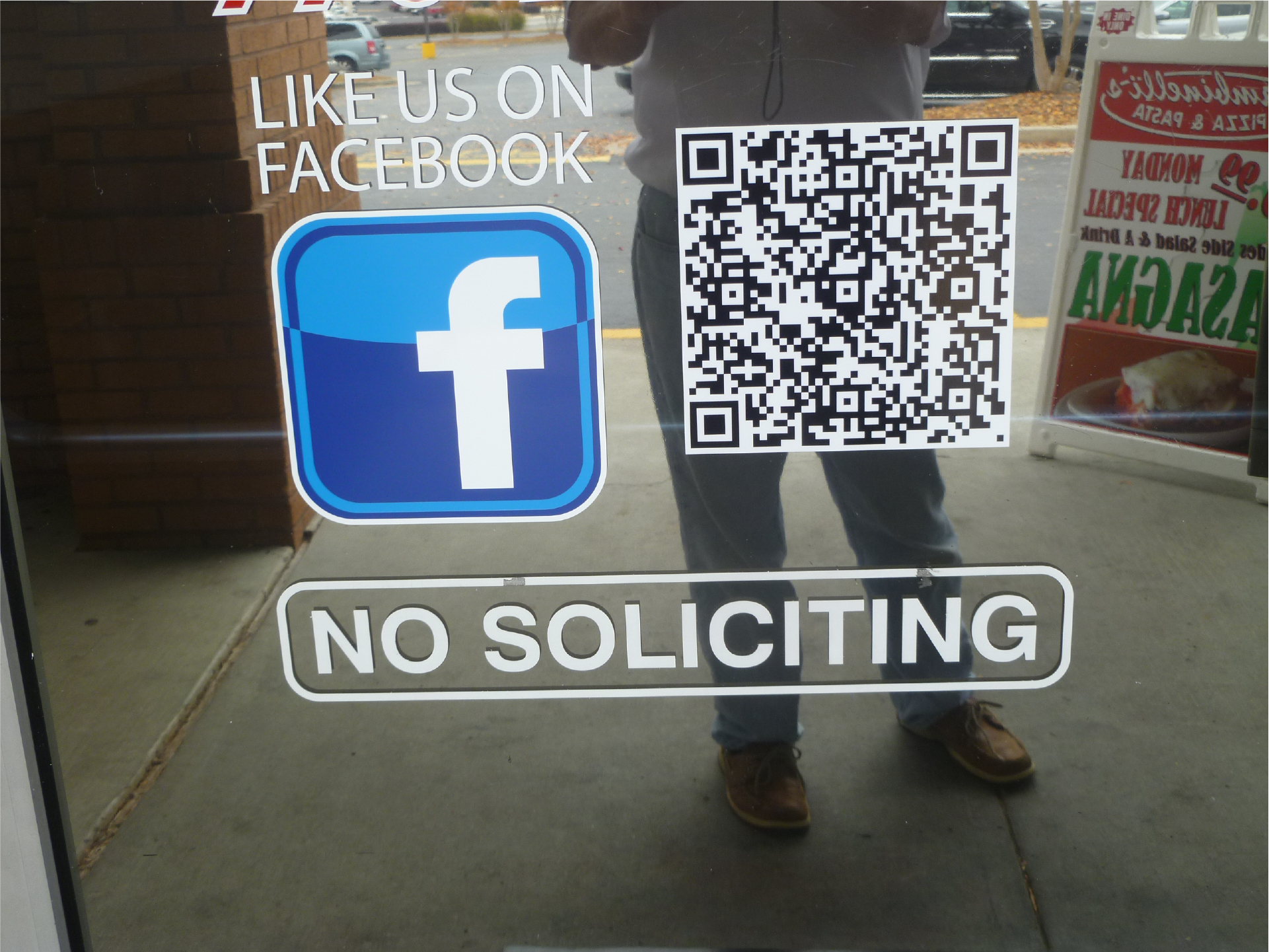 Window QR Code Decal