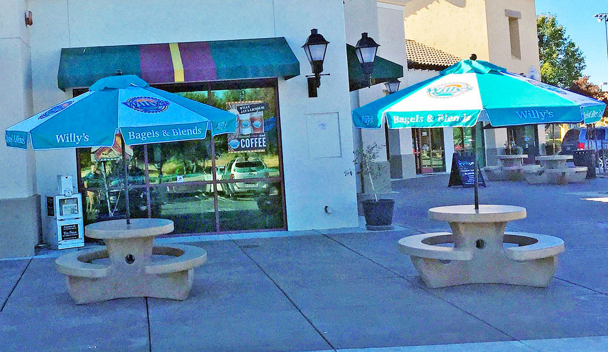 Branded Restaurant Umbrellas