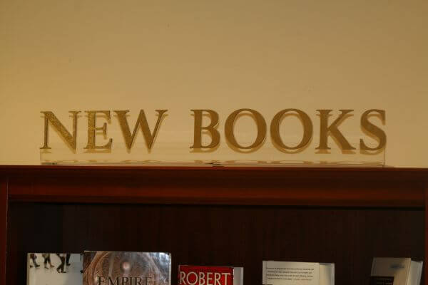 new books signage