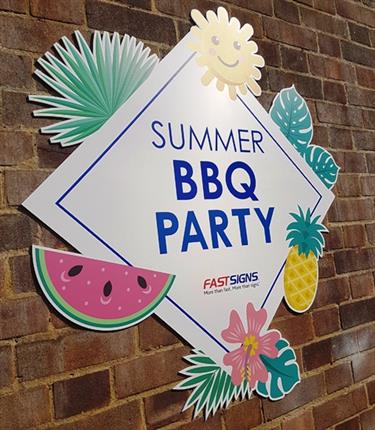 Summer BBQ Signage Decor