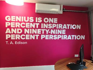 Creativity Wall Lettering