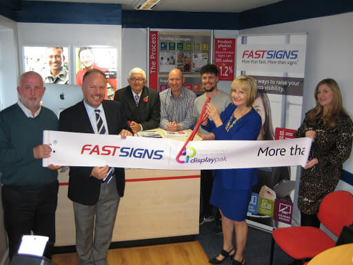 fastsigns branch ribbon cuttiing