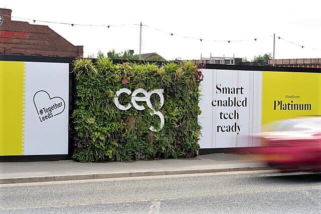 Outdoor wall graphic design