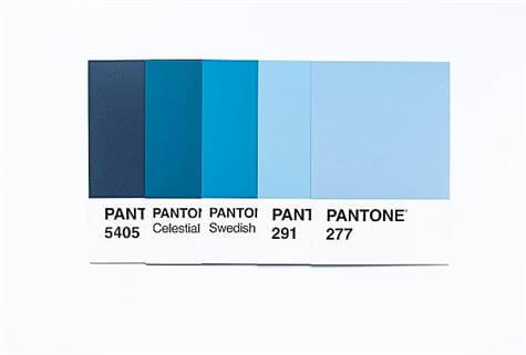 blue pantone colors