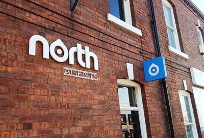 north agents wall signage