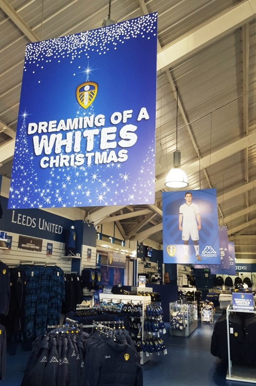 Elland Road shop graphics