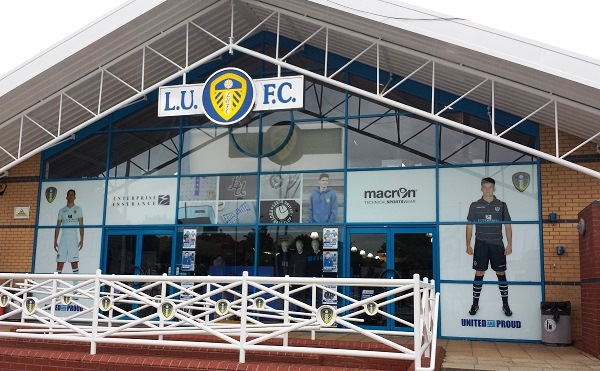 Elland Road shop graphics